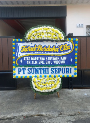 Papan Bunga Duka di Kulur